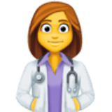 Mulher profissional da saúde - Facebook