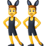 Homens com orelhas de coelho - Facebook