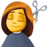 Mulher cortando o cabelo - Facebook