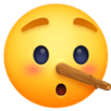 Rosto de mentiroso - Facebook