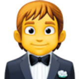 Pessoa de smoking - Facebook