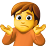 Pessoa dando de ombros - Facebook