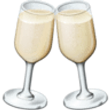 Taças brindando - Facebook