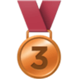 Medalha de bronze - Facebook