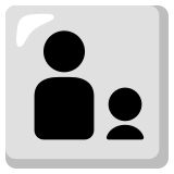 Família: homem e menino - Noto Color Emoji