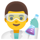 Cientista homem - Noto Color Emoji