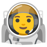 Astronauta homem - Noto Color Emoji