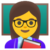 Professora - Noto Color Emoji