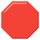 Sinal de pare - Noto Color Emoji