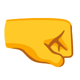 Punho direito - Noto Color Emoji