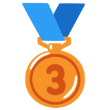 Medalha de bronze - Noto Color Emoji