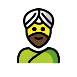 Homem com turbante - OpenMoji
