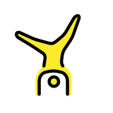 Pessoa fazendo estrela - OpenMoji