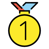 Medalha de ouro - OpenMoji