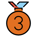 Medalha de bronze - OpenMoji