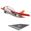 Partida de avião U+1F6EB