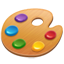 Paleta de cores U+1F3A8 Paleta de cores U+1F3A8