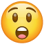 Emoji surpreendido U+1F632