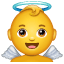 Anjo bebê U+1F47C Anjo bebê U+1F47C
