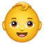 Emoji bebê U+1F476 Emoji bebê U+1F476