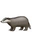 Texugo emoji U+1F9A1 Texugo emoji U+1F9A1
