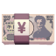 Emoji de notas de ienes U+1F4B4 Emoji de notas de ienes U+1F4B4