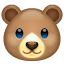 Emoji carinha urso U+1F43B