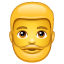 homem barbudo U+1F9D4 homem barbudo U+1F9D4