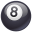 Emoji bola de bilhar 8 U+1F3B1 Emoji bola de bilhar 8 U+1F3B1