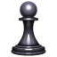Peça de xadrez emoji U+265F Peça de xadrez emoji U+265F