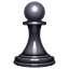 Peça de xadrez emoji U+265F