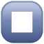 Emoji do tecla parar U+23F9 Emoji do tecla parar U+23F9