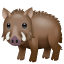 Emoji de javali U+1F417 Emoji de javali U+1F417