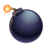Emoji bomba U+1F4A3 Emoji bomba U+1F4A3
