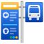 Emoji de parada de ônibus U+1F68F