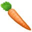 Emoji cenoura U+1F955 Emoji cenoura U+1F955
