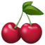 Emoji cerejas U+1F352 Emoji cerejas U+1F352
