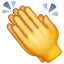 Mãos batendo paumas U+1F44F