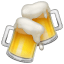 Emoji canecas de cerveja U+1F37B