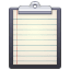 Emoji da área de transferência U+1F4CB Emoji da área de transferência U+1F4CB
