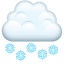 Emoji de neve caindo U+1F328 Emoji de neve caindo U+1F328