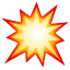 Emoji explosão U+1F4A5