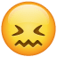 Carinha consternada U+1F616