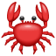 Emoji carangueijo U+1F980 Emoji carangueijo U+1F980