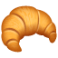 Croissant de café da manhã U+1F950 Croissant de café da manhã U+1F950
