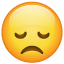 Carinha desapontada U+1F61E