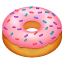 Emoji donut U+1F369 Emoji donut U+1F369