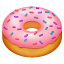 Emoji donut U+1F369