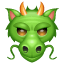 Emoji de cabeça de dragão U+1F432 Emoji de cabeça de dragão U+1F432