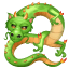 Emoji dragão U+1F409